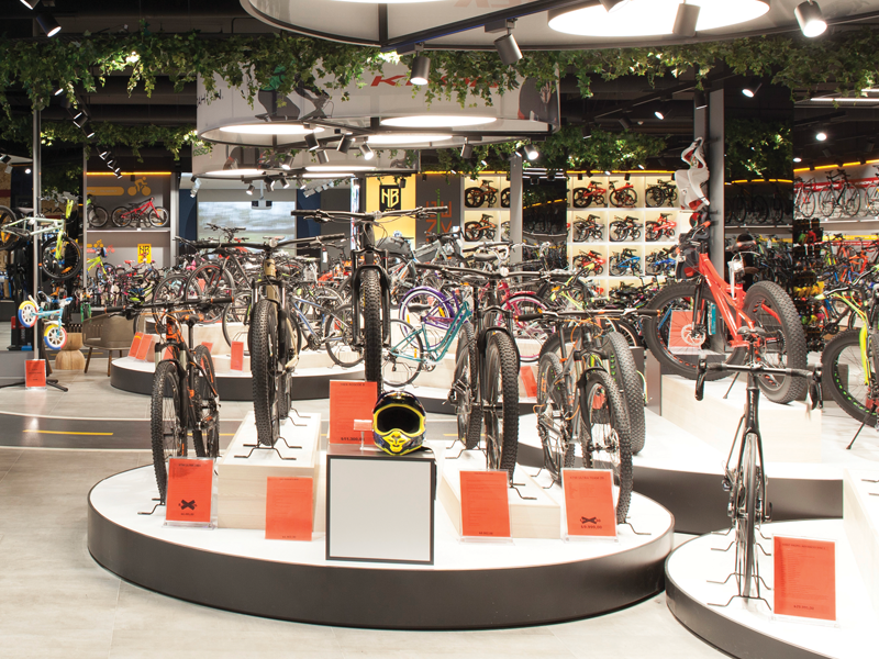 House of Bike, the largest bicycle store in Istanbul